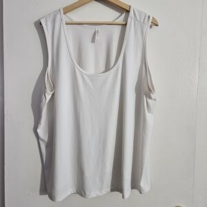 SIZE 26 28 CACIQUE LANE BRYANT sexy sensual caique white tank sleeveless